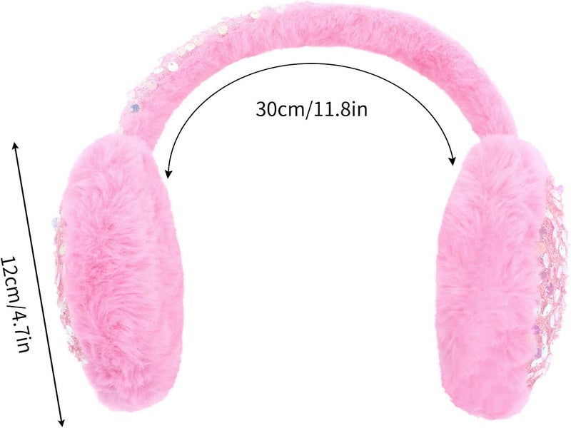 BUTITNOW Kids Knit Earmuffs Soft Plush Comfortable Winter Outdoor Ear Warmers for Boys Girls Age 4-16 Years - Image 3